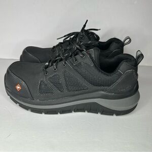 Merrell Men’s Fullbench Speed CF, Black Steel Toe Working Shoes, Size 6.5M